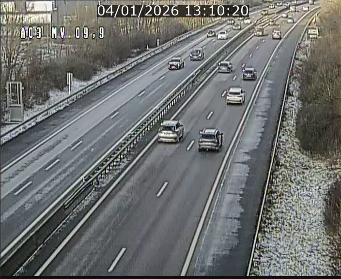 Webcam Autoroute à la Croix de Bettembourg - A3 - BK 9.9 - direction Luxembourg-Ville