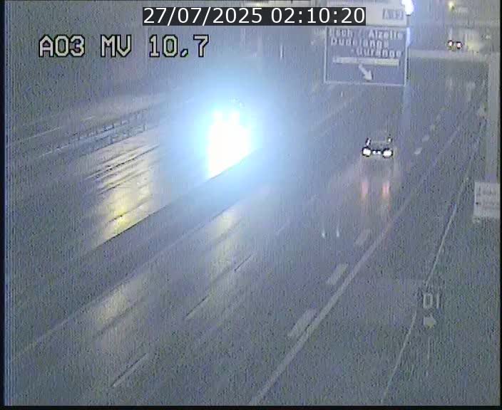 Traffic live webcam Luxembourg Croix de Bettembourg - A3 - BK 10.7 - direction France