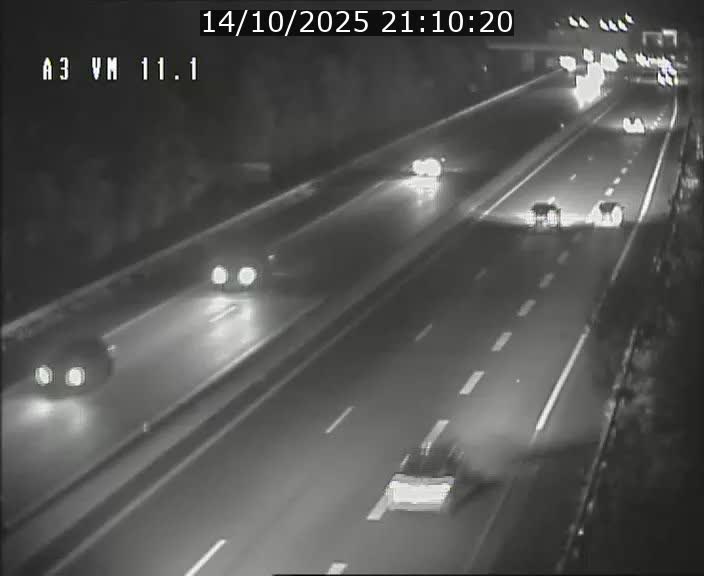 Webcam à la frontière franco-luxembourgeoise, avant la Croix de Bettembourg - BK 11.1 - direction Luxembourg-ville