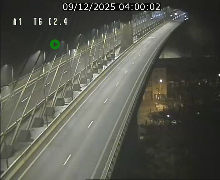 Traffic live webcam Luxembourg Sandweiler - A1 direction Luxembourg-ville - BK 2.4