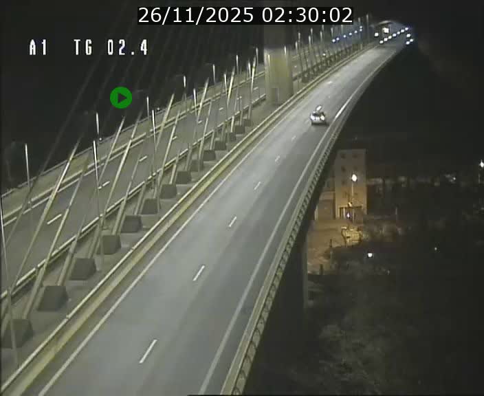 Traffic live webcam Luxembourg Sandweiler - A1 direction Luxembourg-ville - BK 2.4