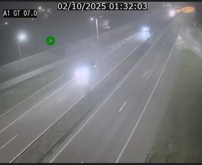 Traffic live webcam Luxembourg Cents - A1 direction Kirchberg - BK 7