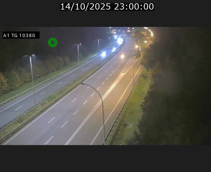 Traffic live webcam Luxembourg Senningerberg - A1 direction Luxembourg Kirchberg - BK 10.3