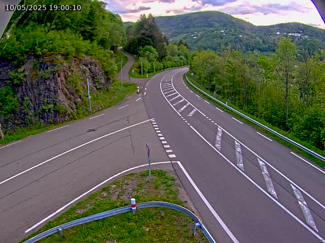 Caméra autoroute France - N66, col du Bussang direction Remiremont