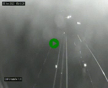 Webcam routière au début de la N10, au sud de Poitiers, proche de la jonction avec l'A10