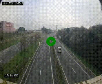 Webcam située à la Rochelle, à la fin de la N237 avant l'accès au péage du Pont de l'Île-de-Ré