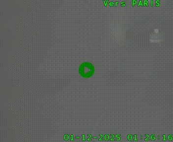 Caméra routière sur l'autoroute A20 au nord de Limoges, à la jonction avec la N520. Vue orientée vers Paris