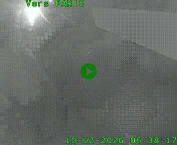 Caméra routière sur l'autoroute A20 à Saint-Pardoux-l'Ortigier, à la jonction avec l'A89. Vue orientée vers Paris