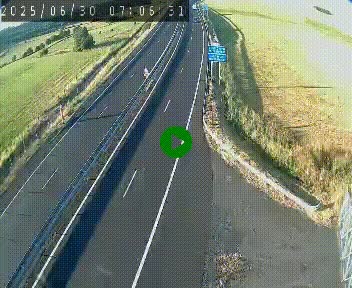 Caméra autoroute A75 à hauteur du col de la Fageole en direction de Clermont-Ferrand
