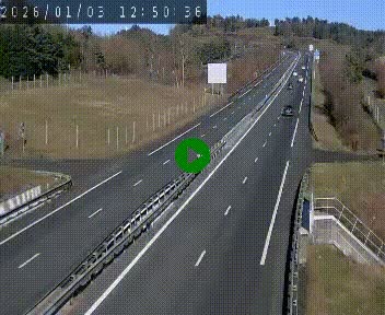 Caméra autoroutière France - A75, Coren, en direction de Montpellier