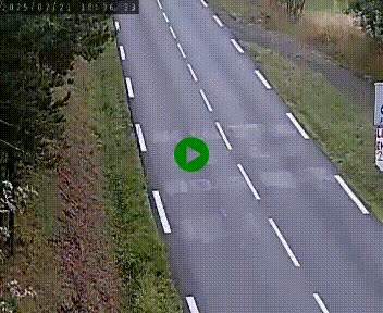 Caméra routière France - N102, au niveau du col de Montmirat à Saint-Etienne-du-Valdonnez à 1039 mètres d'altitude