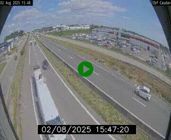 Webcam sur la N165 à hauteur de Caudan, dans le Morbihan.