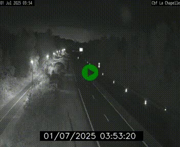 Webcam sur le périphérique de Nantes (N844) à hauteur de Porte de la Chapelle, au nord de la ville