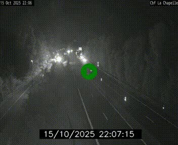 Webcam sur le périphérique de Nantes (N844) à hauteur de Porte de la Chapelle, au nord de la ville