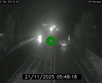 Webcam sur le périphérique de Rennes (N136) à hauteur de Maurepas, au nord de la ville