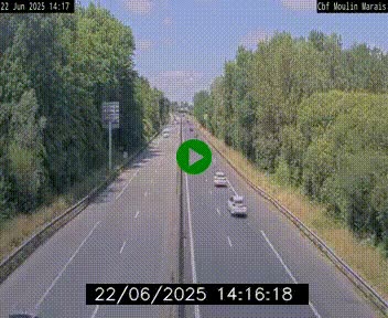 Webcam sur le périphérique de Nantes (N844) entre la Porte de Saint-Luce et la Porte d'Anjou, à l'est de la ville