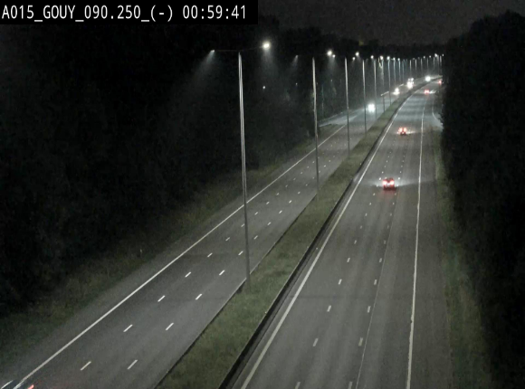 Webcam autoroute Belgique - Gouy-lez-piéton - E42 - BK 90.3