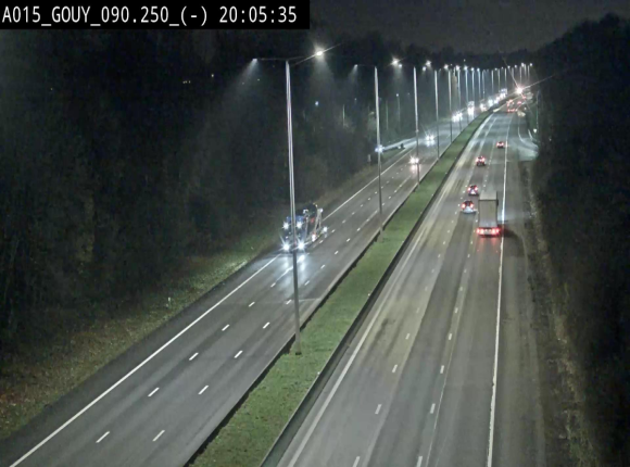 Webcam autoroute Belgique - Gouy-lez-piéton - E42 - BK 90.3