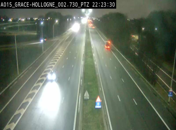 Caméra trafic Belgique - Grâce-Hollogne - E42, jonction avec A604, direction Loncin/Aéroport de Liège - BK 3.2