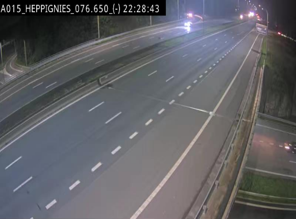 Webcam autoroute Belgique - Heppignies - E42 direction Namur - BK 76.4