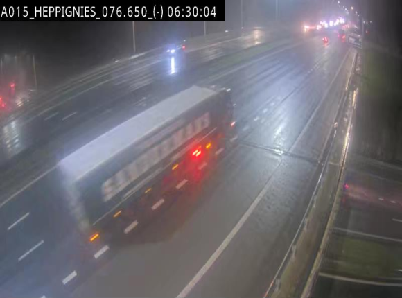 Webcam autoroute Belgique - Heppignies - E42 direction Namur - BK 76.4