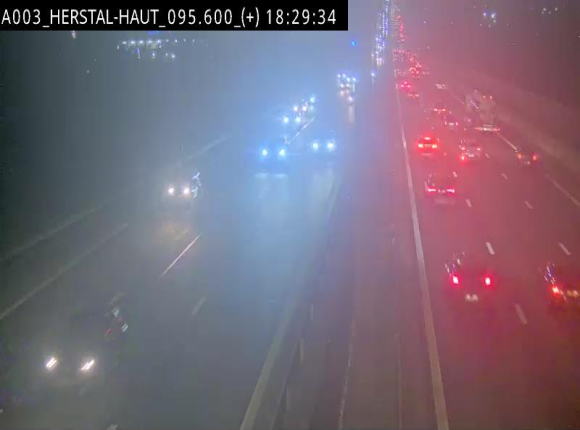 Webcam autoroute Belgique - Herstal - E40 direction Aix-la-Chapelle - BK 97