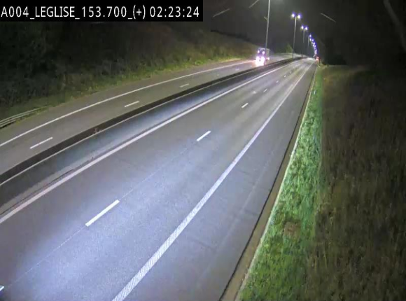 Webcam autoroute E411 à hauteur de Léglise, en direction de Luxembourg