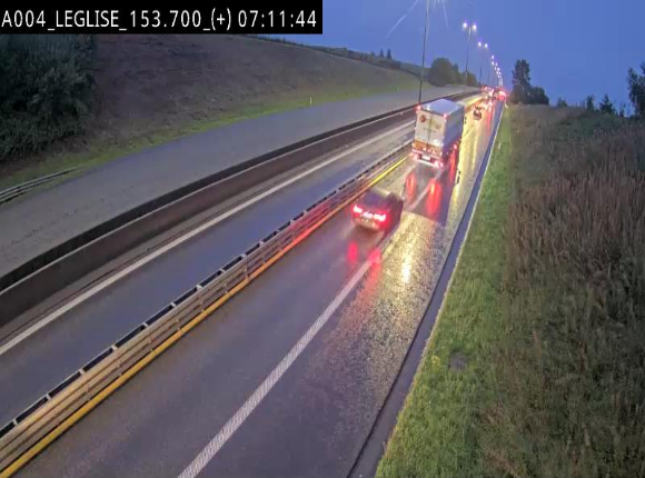 Webcam autoroute E411 à hauteur de Léglise, en direction de Luxembourg