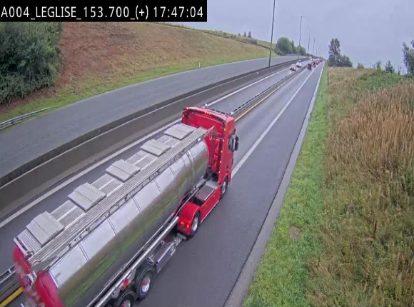 Webcam autoroute E411 à hauteur de Léglise, en direction de Luxembourg