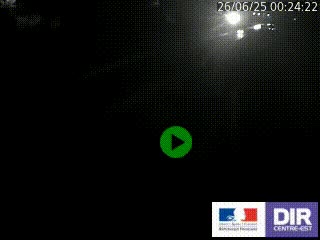 Caméra autoroutière sur l'A47 à hauteur de Givors, a proximité de Lyon. La webcam est orientée vers Lyon