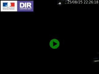 Webcam traffic à Grenoble-sud sur l'autoroute A480. Vue orientée vers l'entrée et la sortie de Grenoble