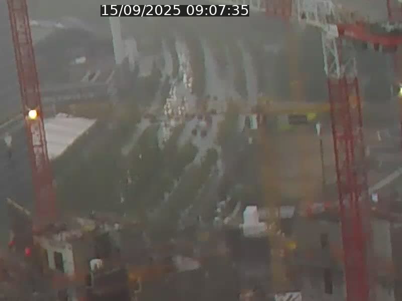 Webcam sur l'avenue John Fitzgerald Kennedy (N51) avec vue orientée vers le Findel