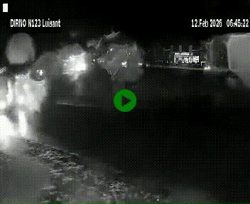 Webcam en périphérie de Chartres sur la N123, à hauteur de Luisant. Vue orientée vers Chartres