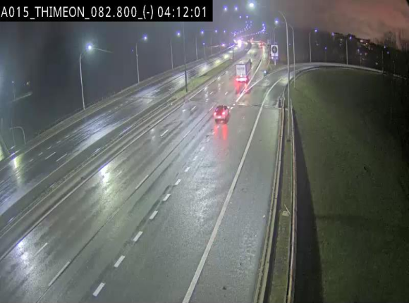 Caméra trafic Belgique - Thiméon - E42, jonction avec A54 (E420) direction La Louvière/Charleroi - BK 82.82