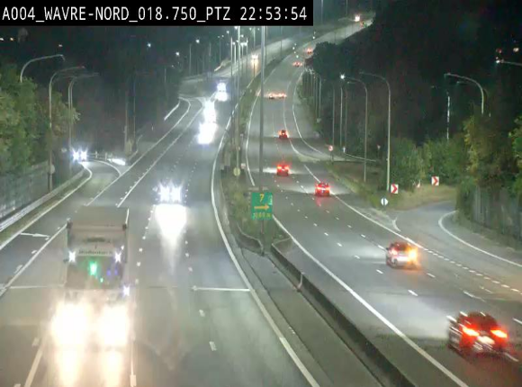 Webcam traffic E411(A4) - BK 18.7 - Bierges (Wavre Nord)