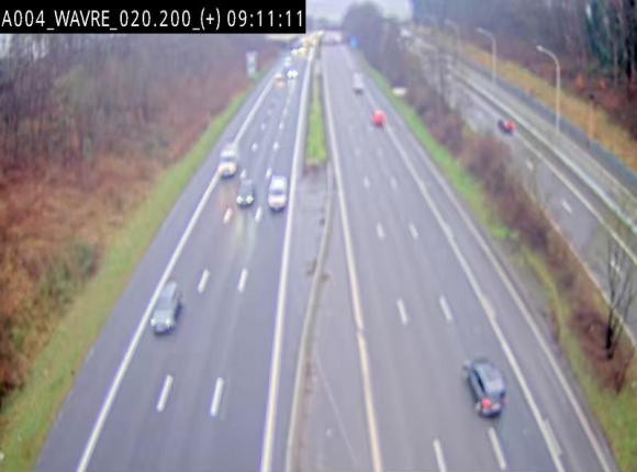 Webcam @ Wavre-sud KP 19.6, A4/E411