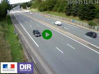 Webcam routière à Saint-Etienne-Terrenoire sur la RN88 avant la jonction entre l'A72 et le Boulevard Périphérique de Saint-Etienne