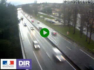 Webcam routière à Le Chambon-Feugerolles sur la RN88 entre Firminy et Saint-Etienne