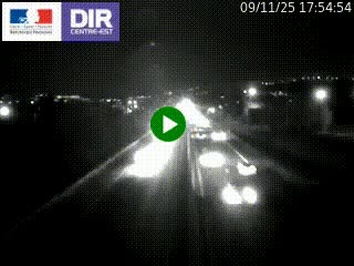 Caméra autoroute à Saint-Etienne (Les Littes) à hauteur du Ikea Saint-Etienne sur l'A72 en direction de Roanne