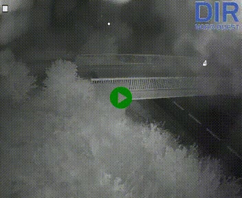 Webcam sur A84 à hauteur de Pont-Farcy, au niveau du pont autoroutier sur la Vire, au sud de Saint-Lô