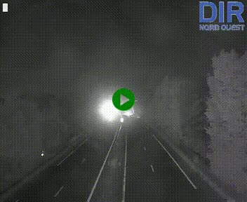 Webcam sur le périphérique de Caen (N814) à l'est de la ville, à Mondeville hauteur de la sortie 2, Presqu'île-Rives de l'Orne, au bout de l'autoroute A13