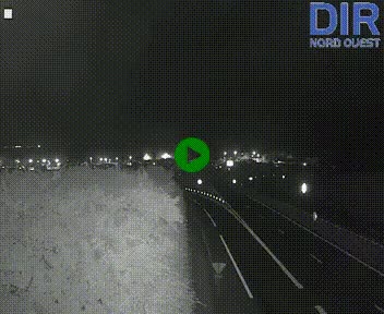 Webcam au début de l'A84 sur le périphérique Ouest de Caen (N814) à hauteur de la sortie 9, Porte de Bretagne