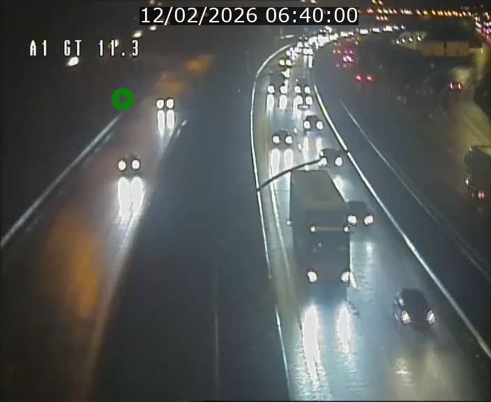 Traffic live webcam Luxembourg Senningerberg - A1 direction Allemagne - BK 11.3