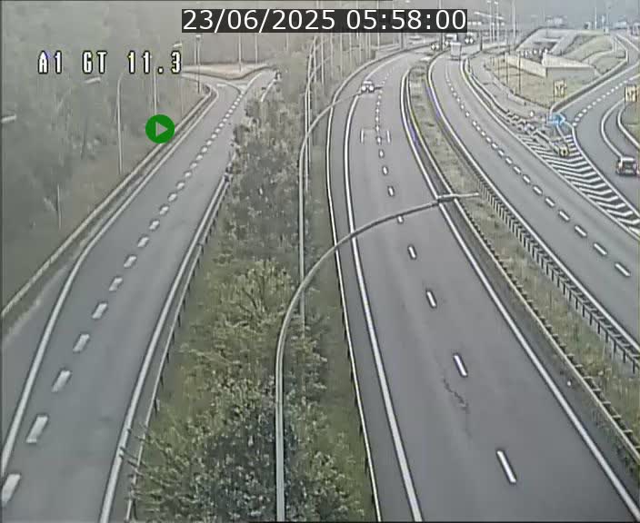 Traffic live webcam Luxembourg Senningerberg - A1 direction Allemagne - BK 11.3