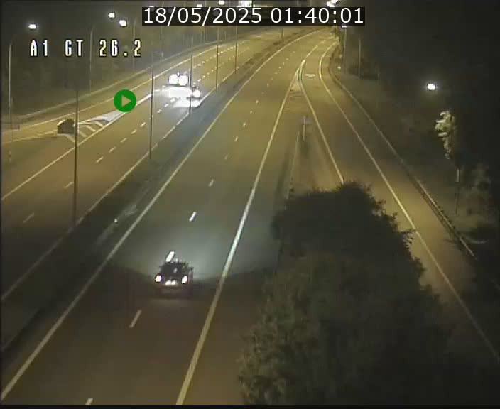 Traffic live webcam Luxembourg Grevenmacher - A1 direction Allemagne - BK 26.2