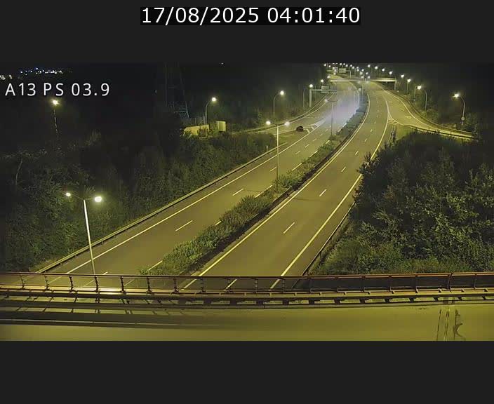 Traffic live webcam Luxembourg Differdange - A13 direction Esch-sur-Alzette - BK 3.9