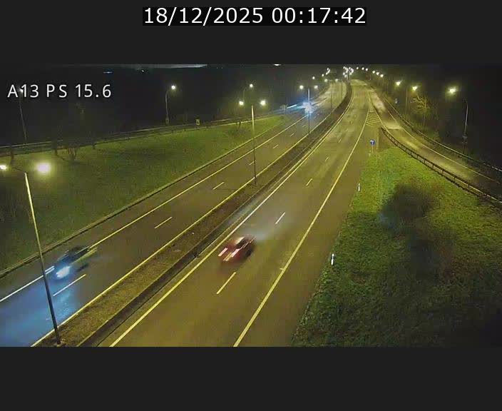 Traffic live webcam Luxembourg Kayl - A13 direction Dudelange - BK 15.6