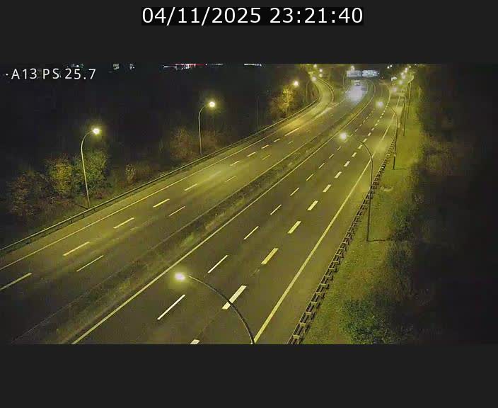 Traffic live webcam Luxembourg Frisange - A13 direction Allemagne - BK 26