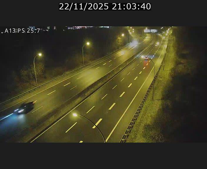 Traffic live webcam Luxembourg Frisange - A13 direction Allemagne - BK 26