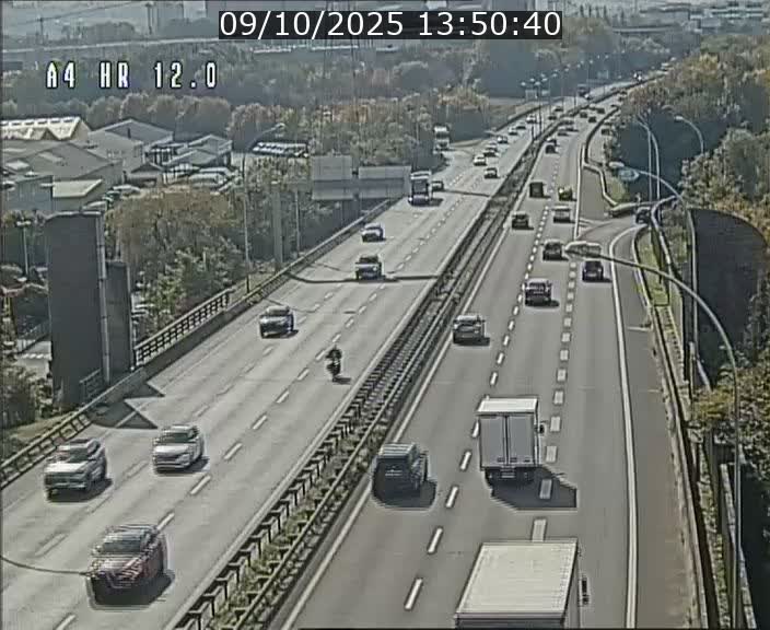 Traffic live webcam Luxembourg Jonction Foetz - A4 - BK 12.0 - direction Esch sur Alzette